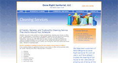 Desktop Screenshot of donerightjanitorialllc.com